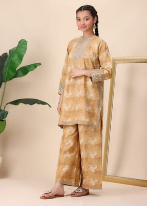 SKIN EMBROIDERED SUIT