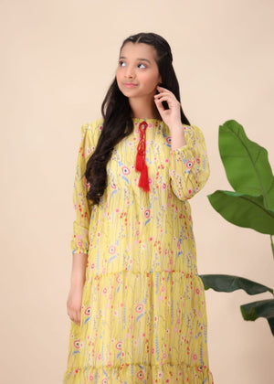 Yellow Floral Maxi