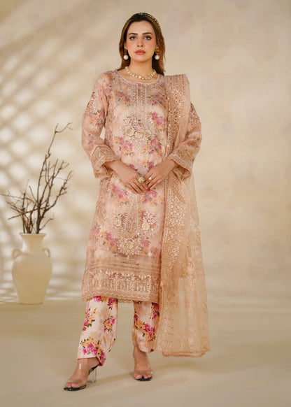 Cira Embroidered Organza 3 pcs Suit