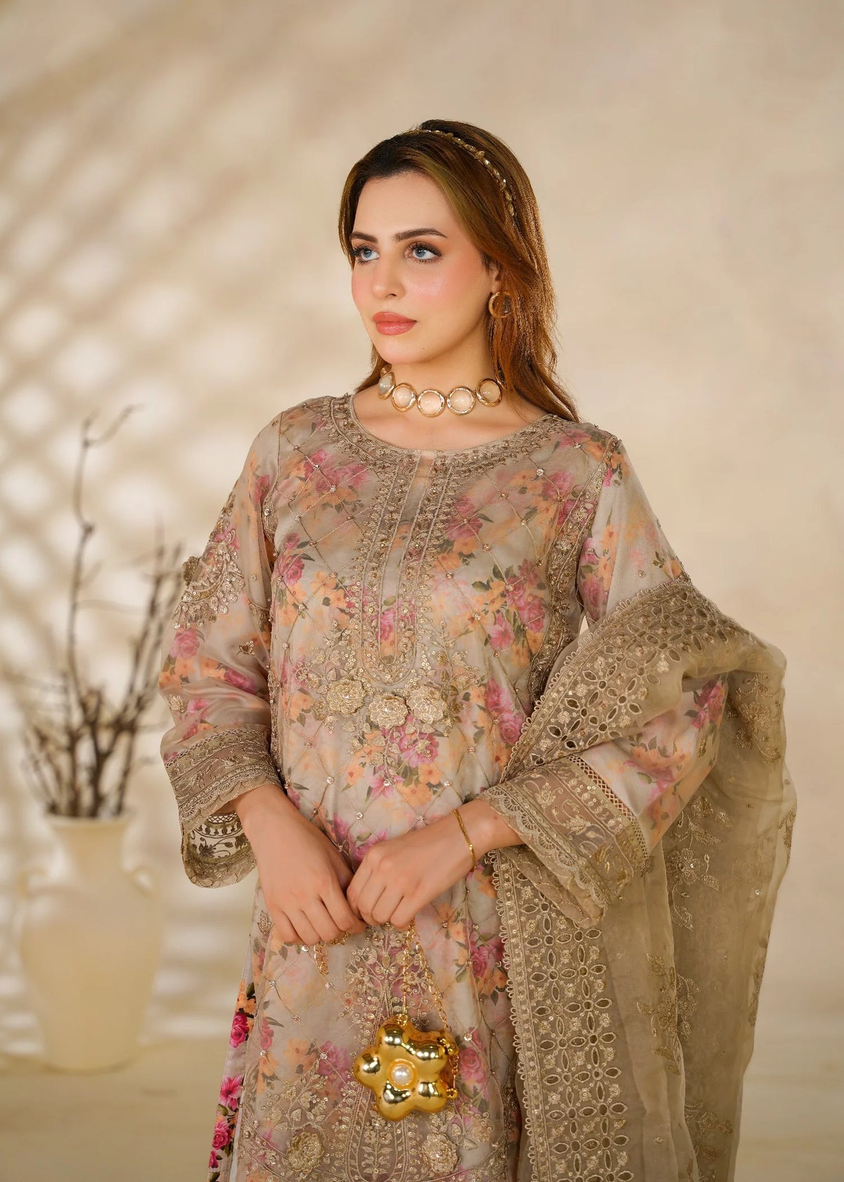 Mahjabeen luxury 3pcs suit