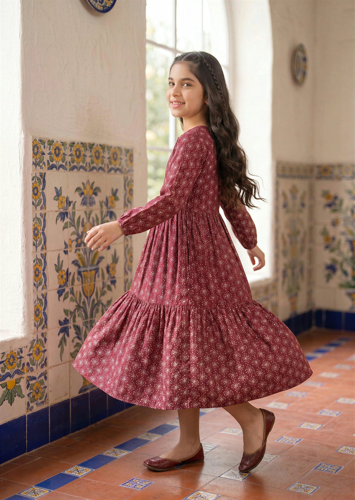 Floral Tiered Dress