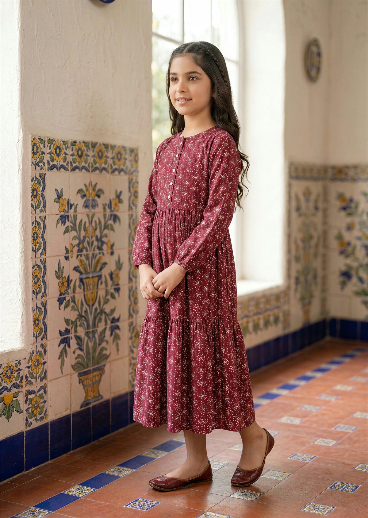 Floral Tiered Dress