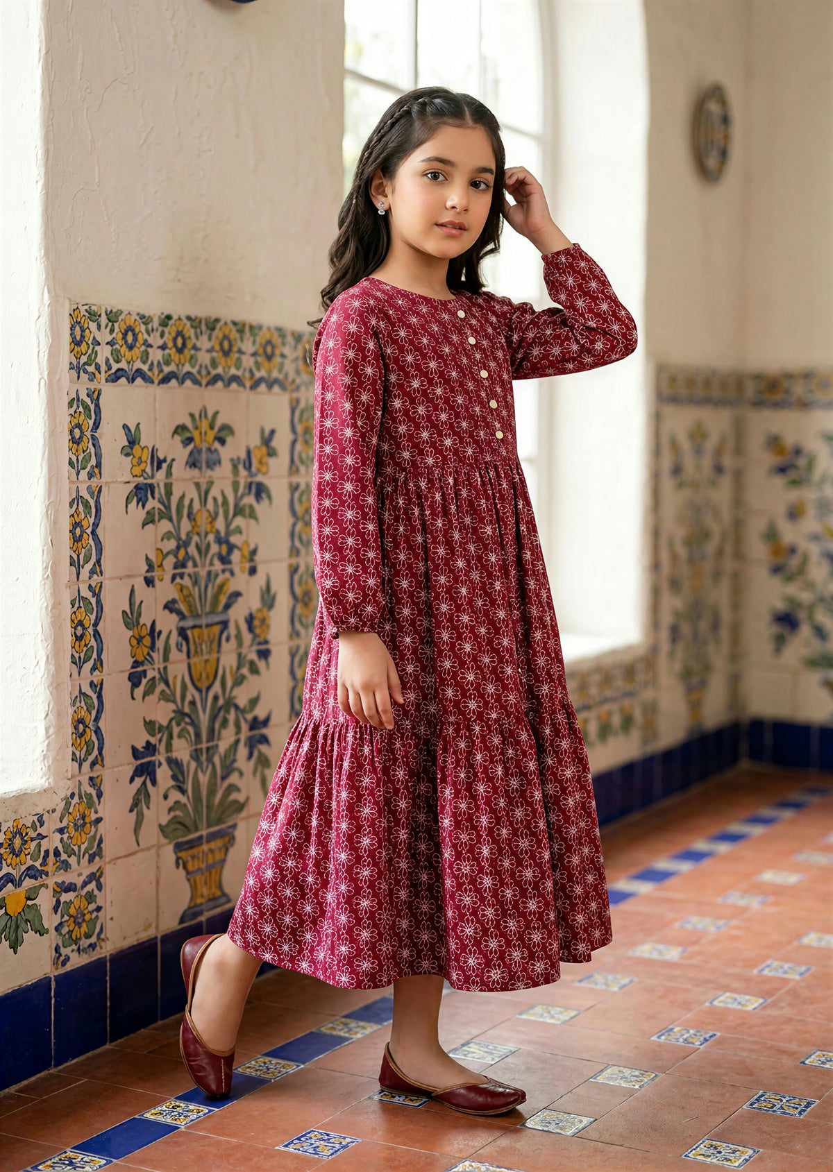 Floral Tiered Dress