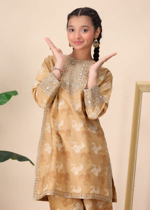 SKIN EMBROIDERED SUIT