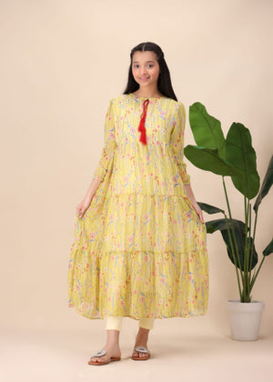 Yellow Floral Maxi